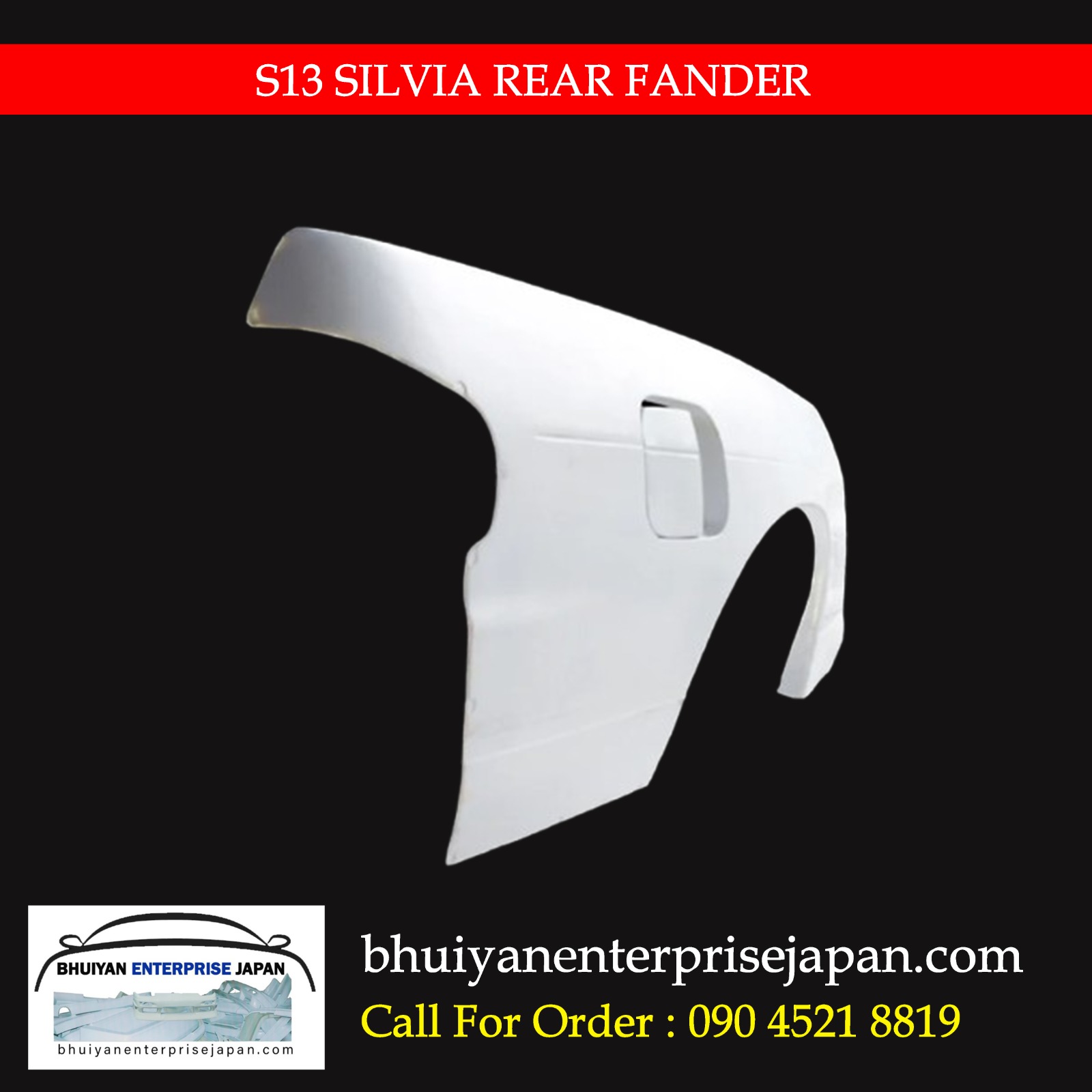 Nissan Silvia S13 Rear Fender – Replacement / Custom Body Panel